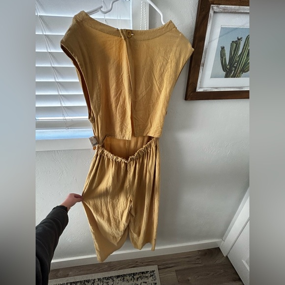 Free People Heatwave Linen jumpsuit NWT - Picture 6 of 6